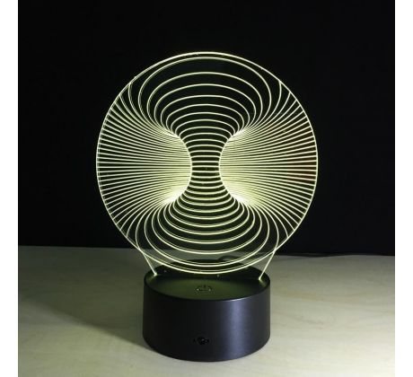 3D lampa "Abstraktný kruh"