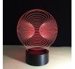 3D lampa "Abstraktný kruh"