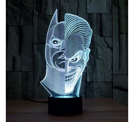 3D lampa "Batman vs. Joker"