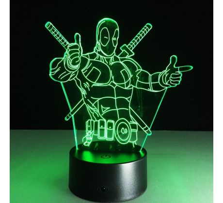 3D lampa "Superhrdina"