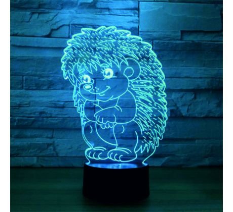3D lampa "Ježko"