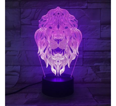 3D lampa "Lev"