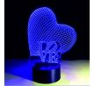 3D lampa "LOVE"