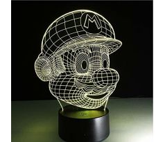 3D lampa "Mario"