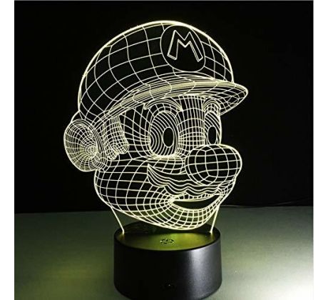 3D lampa "Mario"