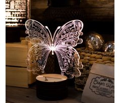 3D lampa "Motýľ"