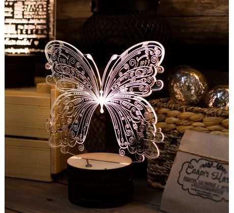 3D lampa "Motýľ"