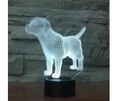 3D lampa "Labrador"