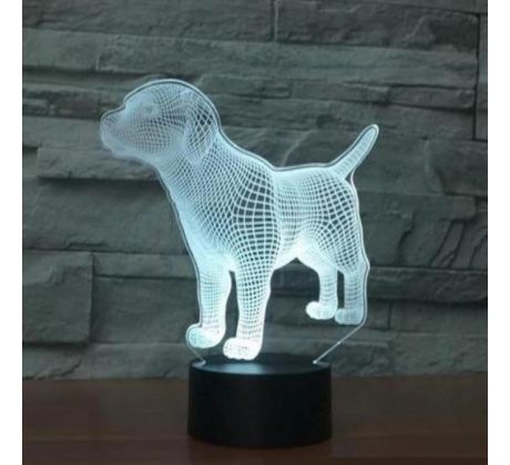 3D lampa "Labrador"
