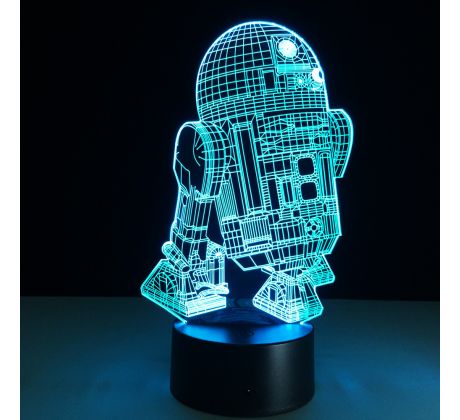 3D lampa "Star Wars R2D2"