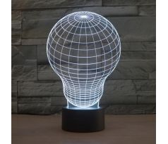3D lampa "Žiarovka"
