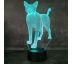 3D lampa "Mačka"