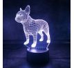 3D Lampa "Francúzsky bulldog"