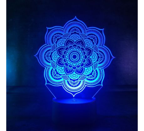 3D lampa "Mandala"