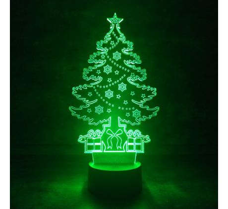 3D Lampa "Vianočný stromček"