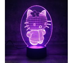 3D Lampa "Hello Kitty"