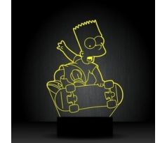 3D Lampa Bart Simpson