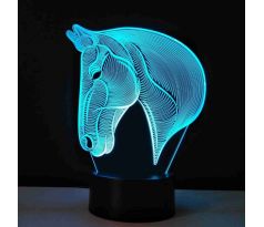 3D Lampa Kôň
