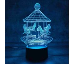 3D Lampa Kolotoč