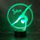3D Lampa Gymnastka s menom