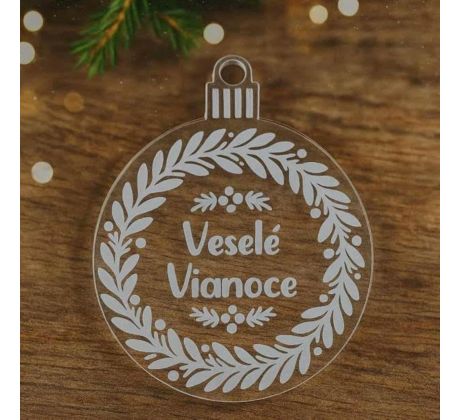 Vianočná ozdoba - Veselé Vianoce