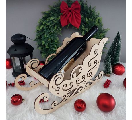 Drevené sane s možnosťou vlastného textu